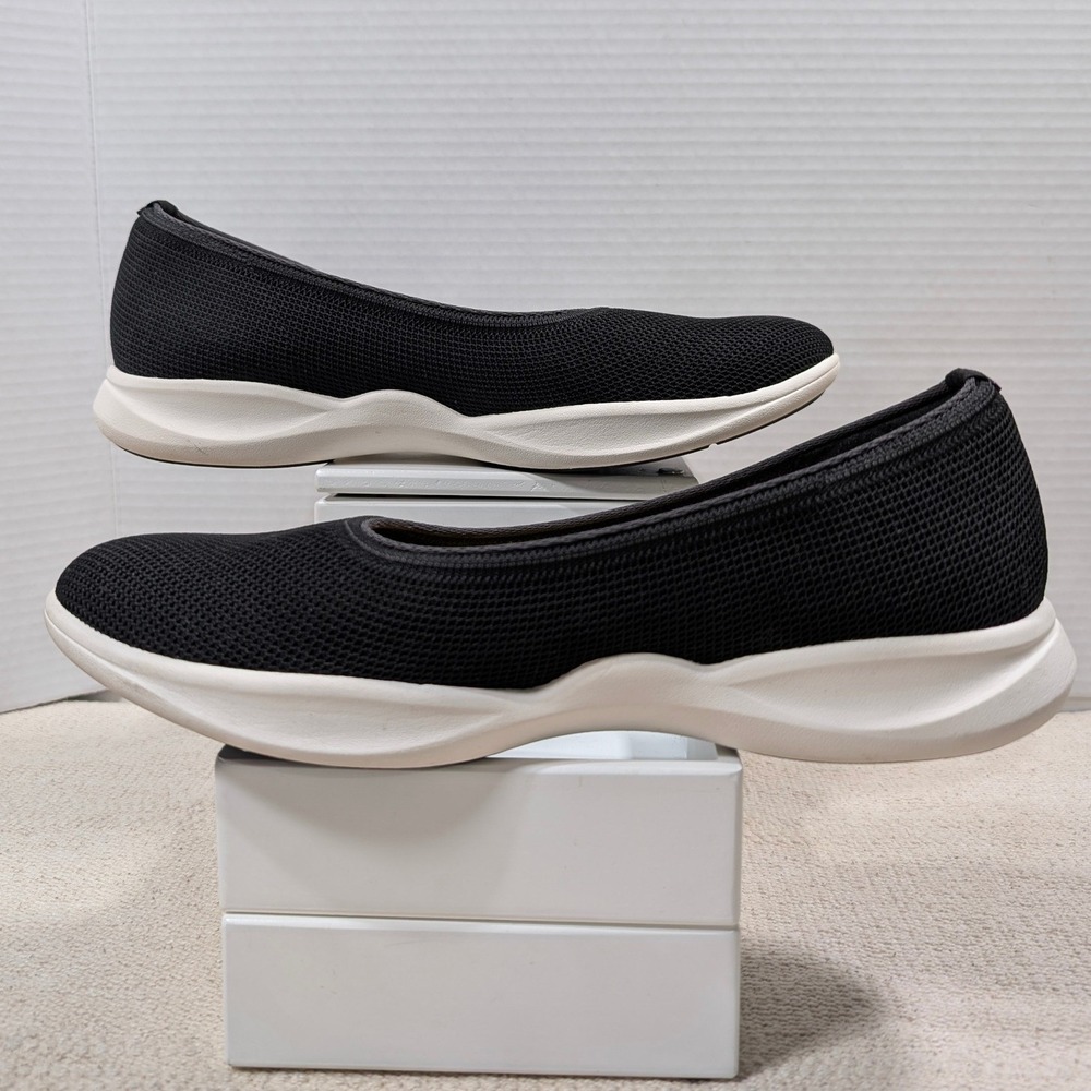 VIVAIA Walker Pro Hybrid Black Knit Slip On Flats Comfort Shoes EU 41.5 US 10 - Picture 6 of 8
